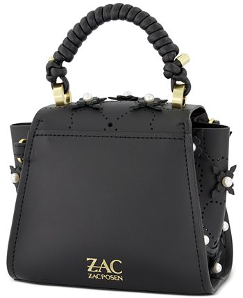 Zac Posen Grey Leather Handle Bag