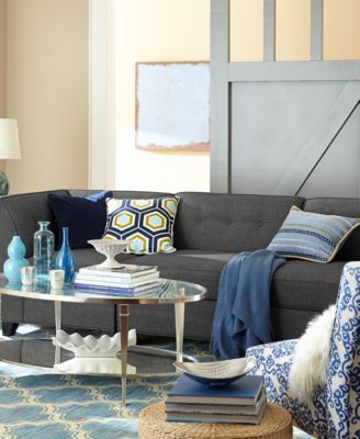 Furniture CLOSEOUT! Harper Fabric 6-Piece Modular Sectional Sofa, Created for Macy's