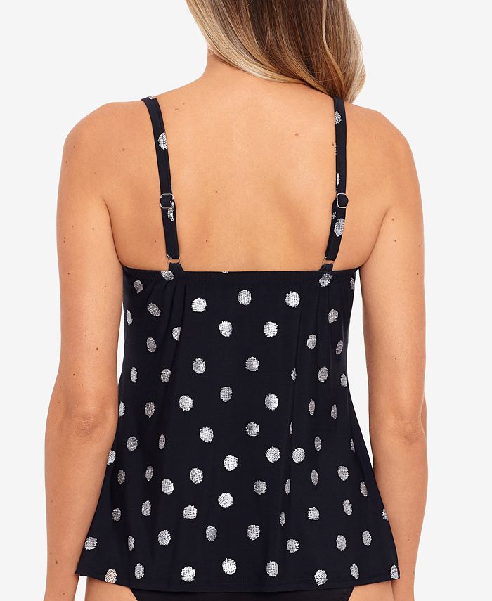 Miraclesuit PIZZELLES LOVE KNOT DD TANKINI TOP - Macy's