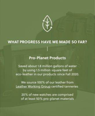 Men's Everett Brown Leather Strap Watch 42mm