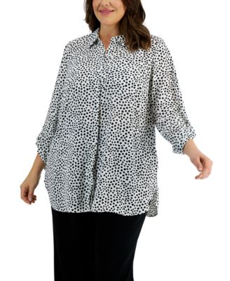 Alfani Plus Size Printed Utility Tunic Created for Macy s Macy s