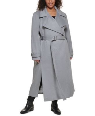 calvin klein maxi coat