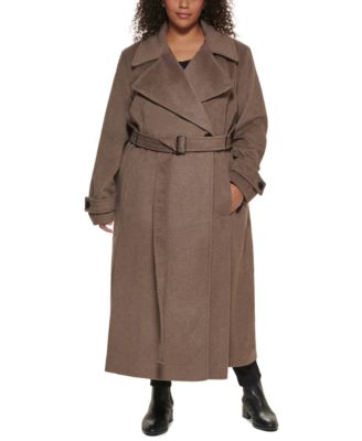 macys calvin klein overcoat