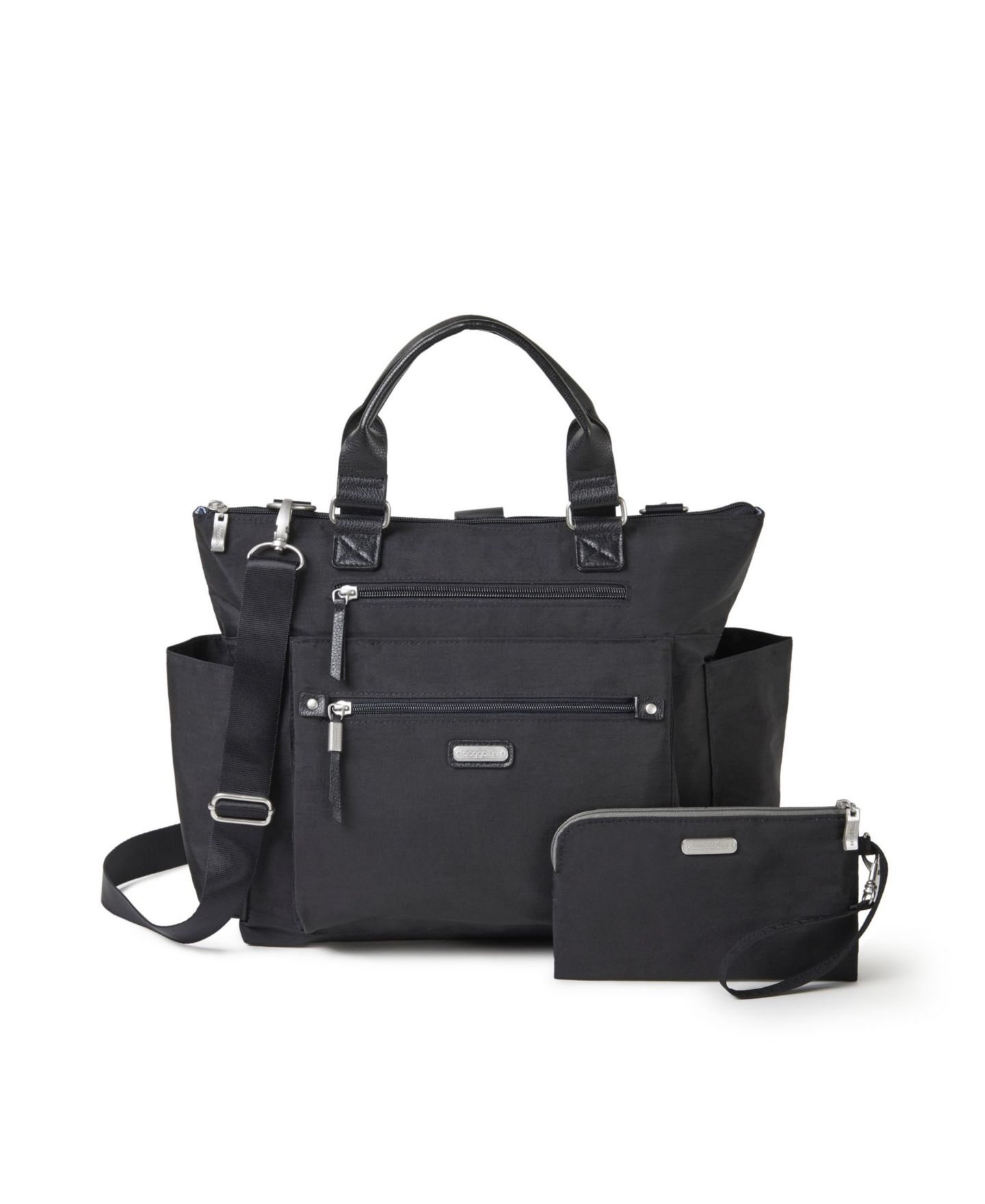 Рюкзак Baggallini 3-In-1 Convertible Tote, цвет: Чёрный — фото 1