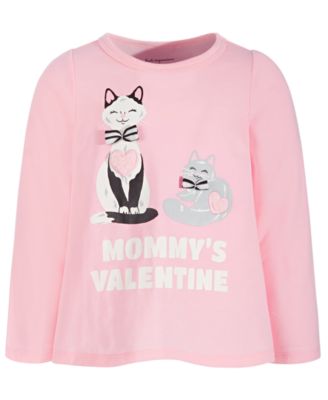 First Impressions - Baby Girls Hearts & Kittens Top