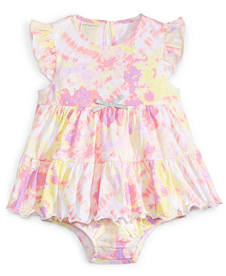 First Impressions Baby Girls Tie-Dye Cotton Sunsuit, Created for Macy's ...