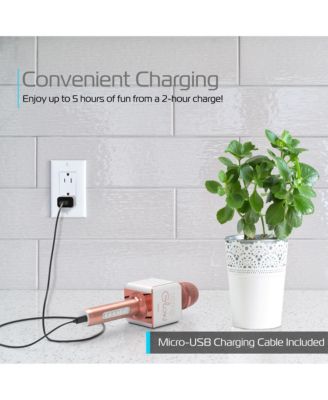 Tzumi Electronics Pop Solo Glow - Karaoke Microphone & Speaker