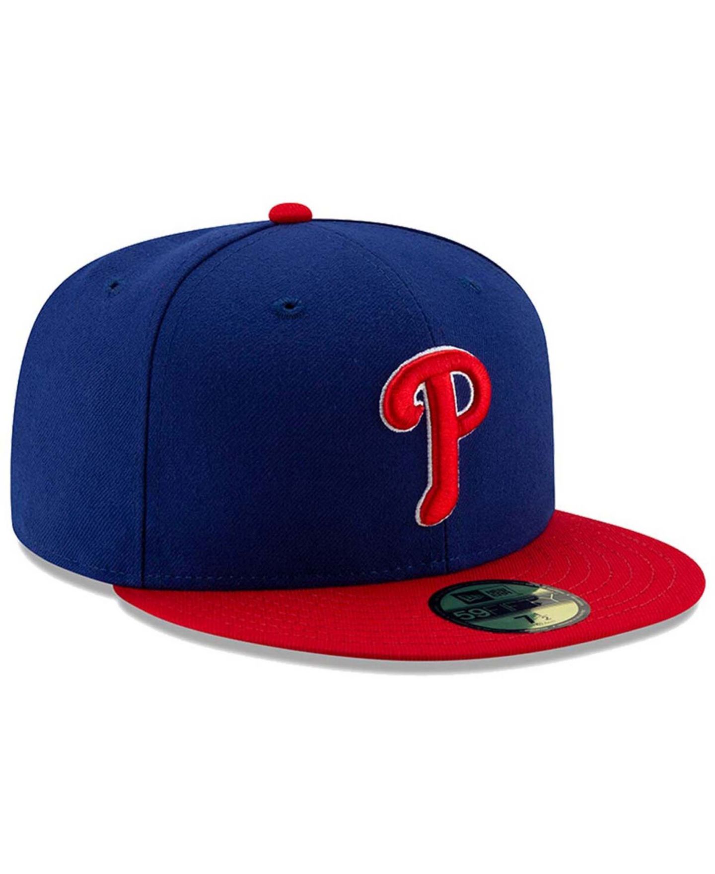 Мужская кепка New Era Royal, Red Philadelphia Phillies Alternate Authentic Collection On-Field 59FIFTY Fitted Hat — фото 4