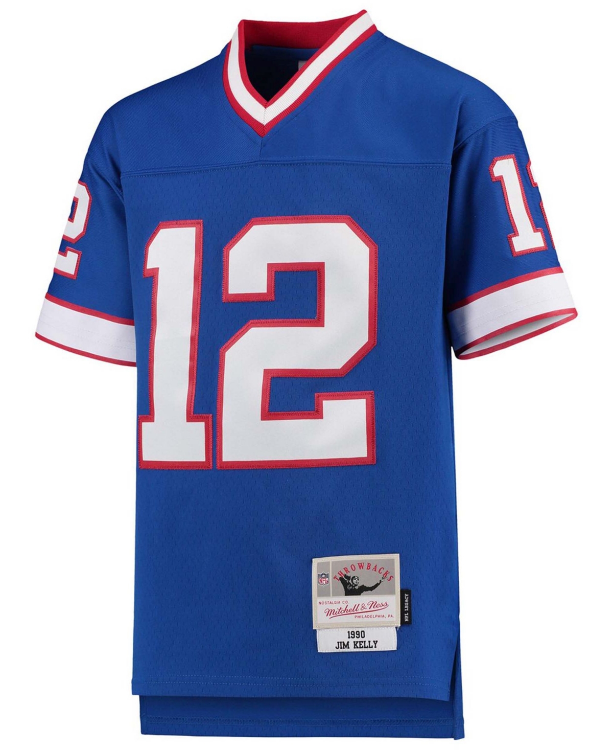 Big Boys and Girls Jim KellyBuffalo Bills 1990 Legacy Retired Player Jersey - Royal