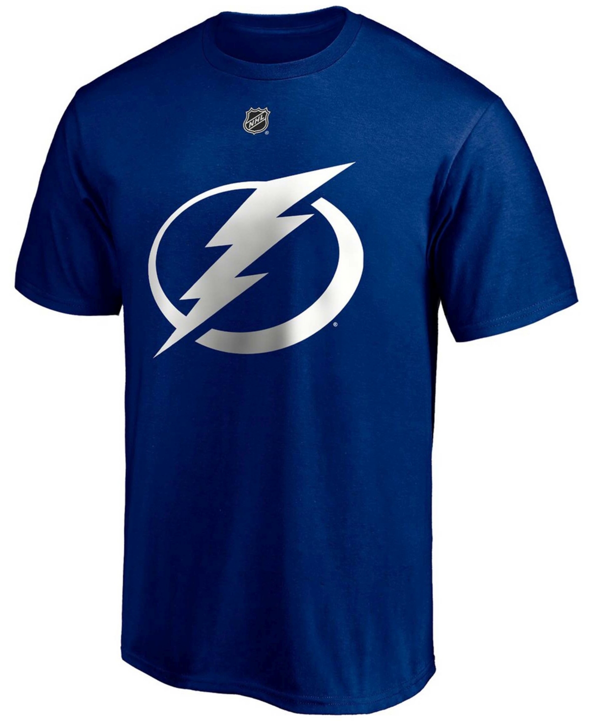 Men's Brayden PointTampa Bay Lightning Authentic Stack Name and Number T-shirt - Blue