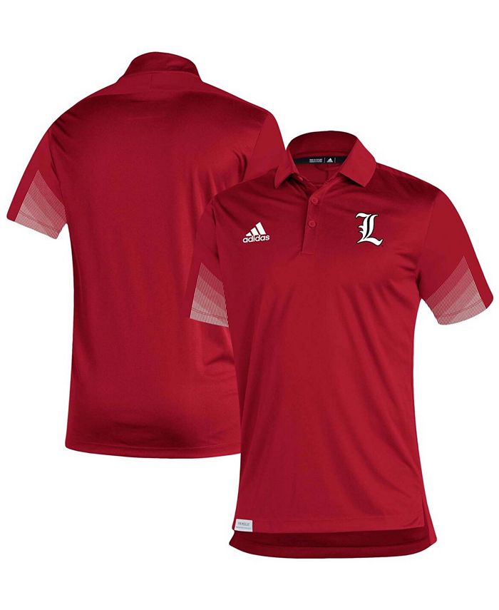 Adidas Men's Red Louisville Cardinals Coaches Polo Shirt
