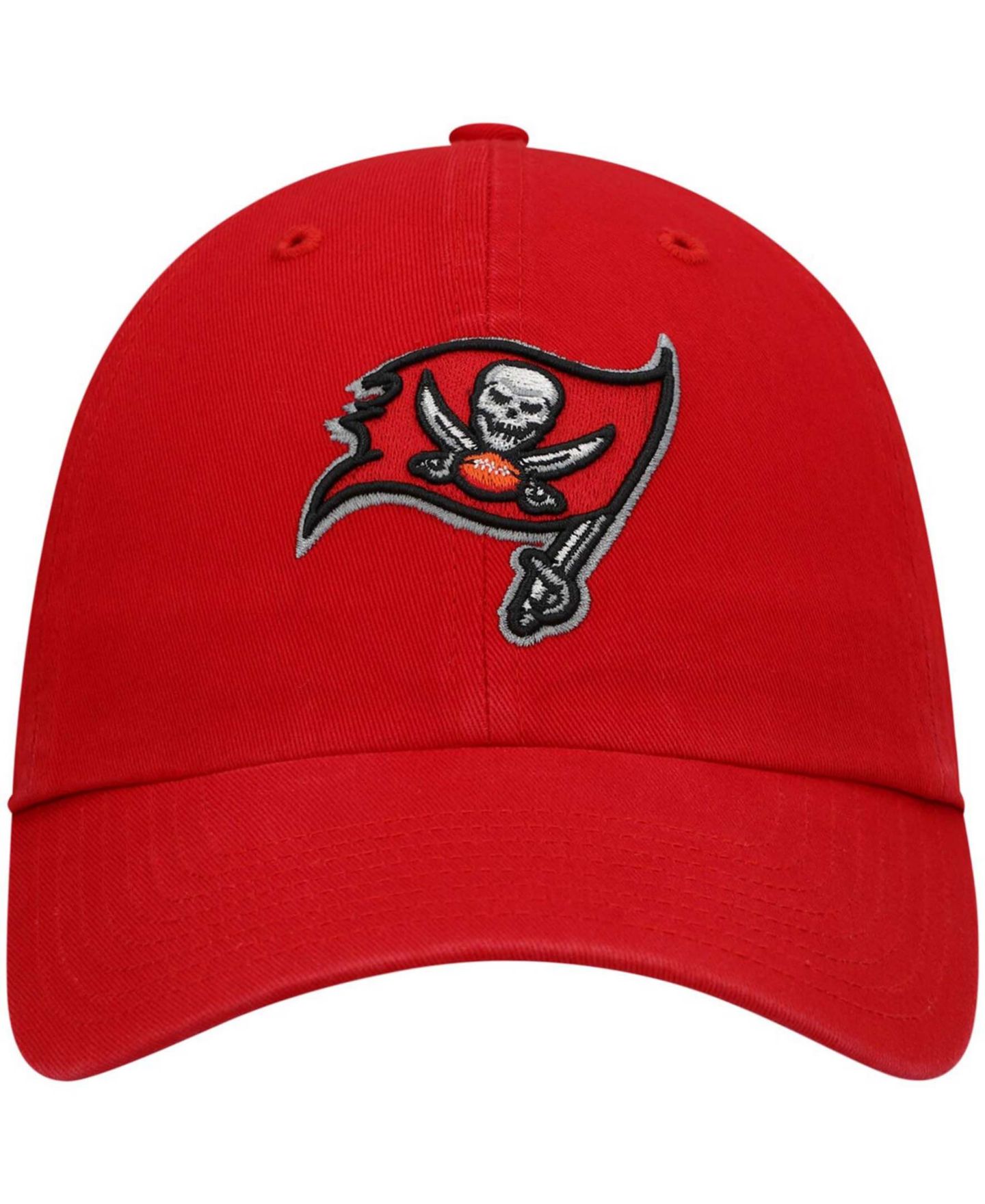 Мужская кепка '47 Brand Red Tampa Bay Buccaneers Primary Logo Clean Up Adjustable Hat — фото 3
