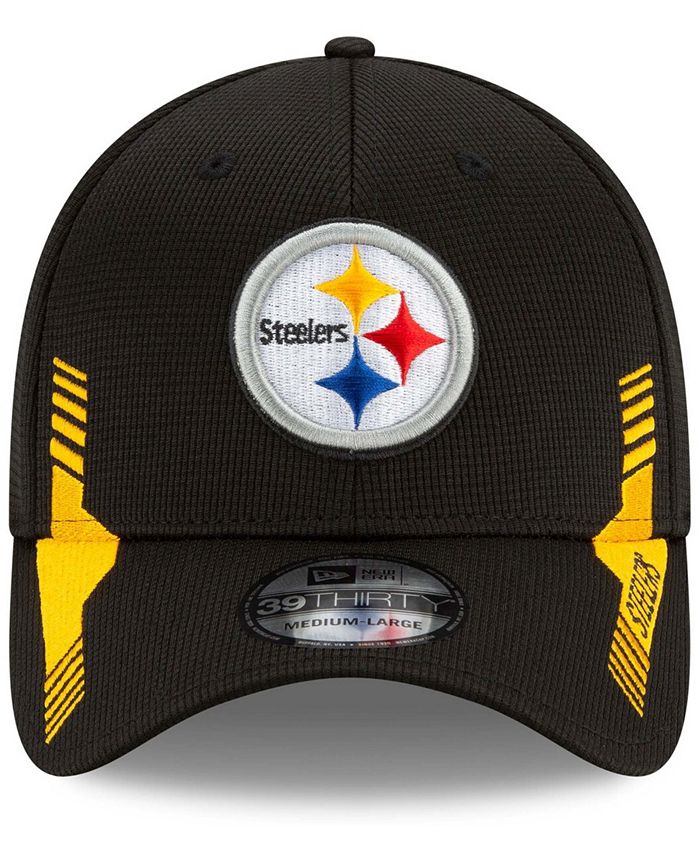 New Era Men's Black Pittsburgh Steelers 2021 NFL Sideline Home Logo ...