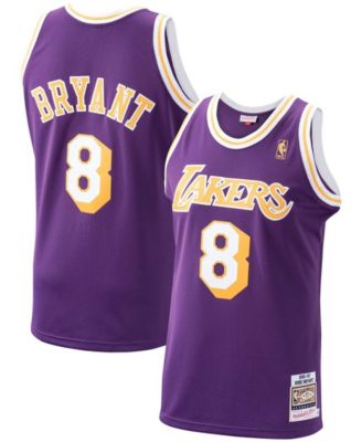 Men's Kobe Bryant Purple Los Angeles Lakers 1996-97 Hardwood