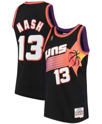 Men's Steve Nash Black Phoenix Suns 1996-97 Hardwood Classics Swingman Jersey