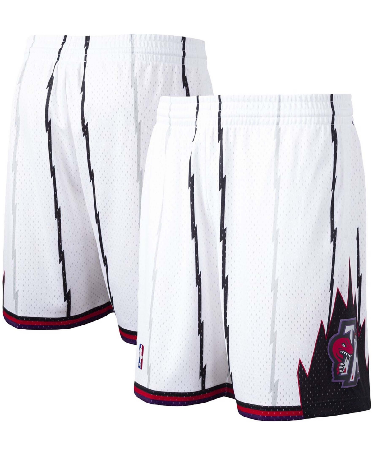 Men'sToronto Raptors Hardwood Classics Swingman Shorts - White