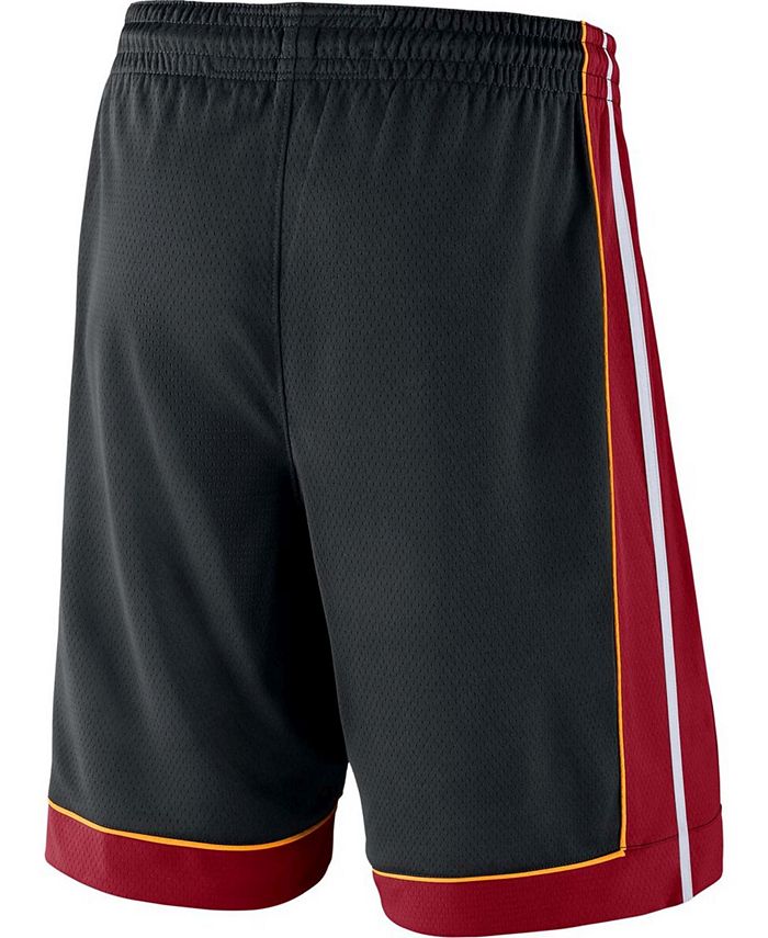 Nike Men's Black 2019/20 Miami Heat Icon Edition Swingman Shorts - Macy's
