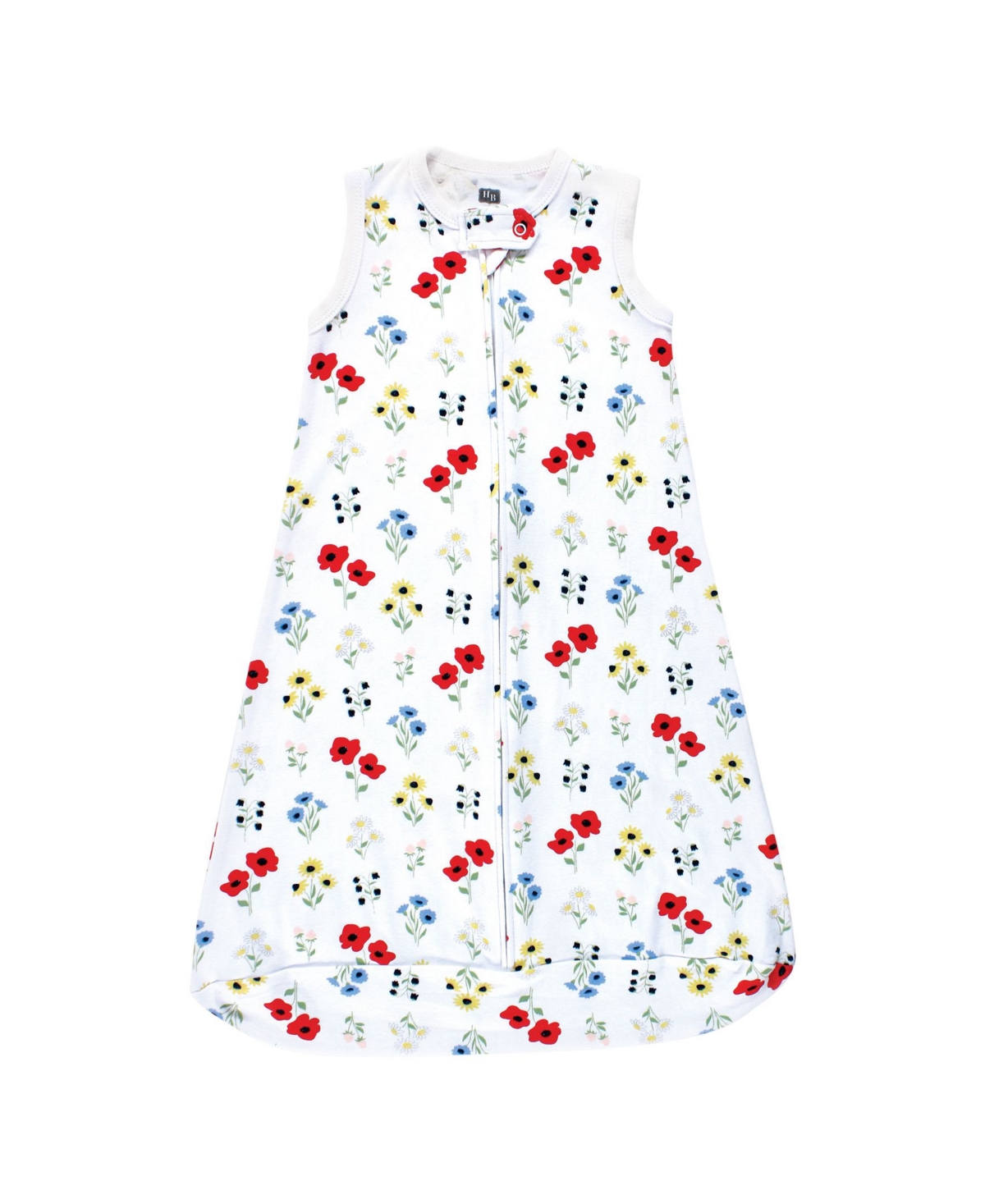Hudson Baby Baby Girls Interlock Cotton Sleeveless Sleeping Bag,- Wildflower