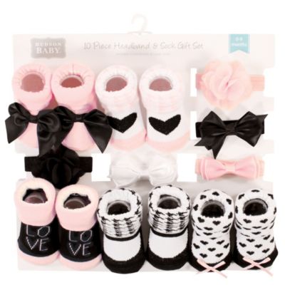 10Pc Headband and Socks Set