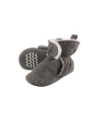 Baby Unisex Unisex Winter Warmth 3Pk Earflap Hat, Mittens & Plush Booties