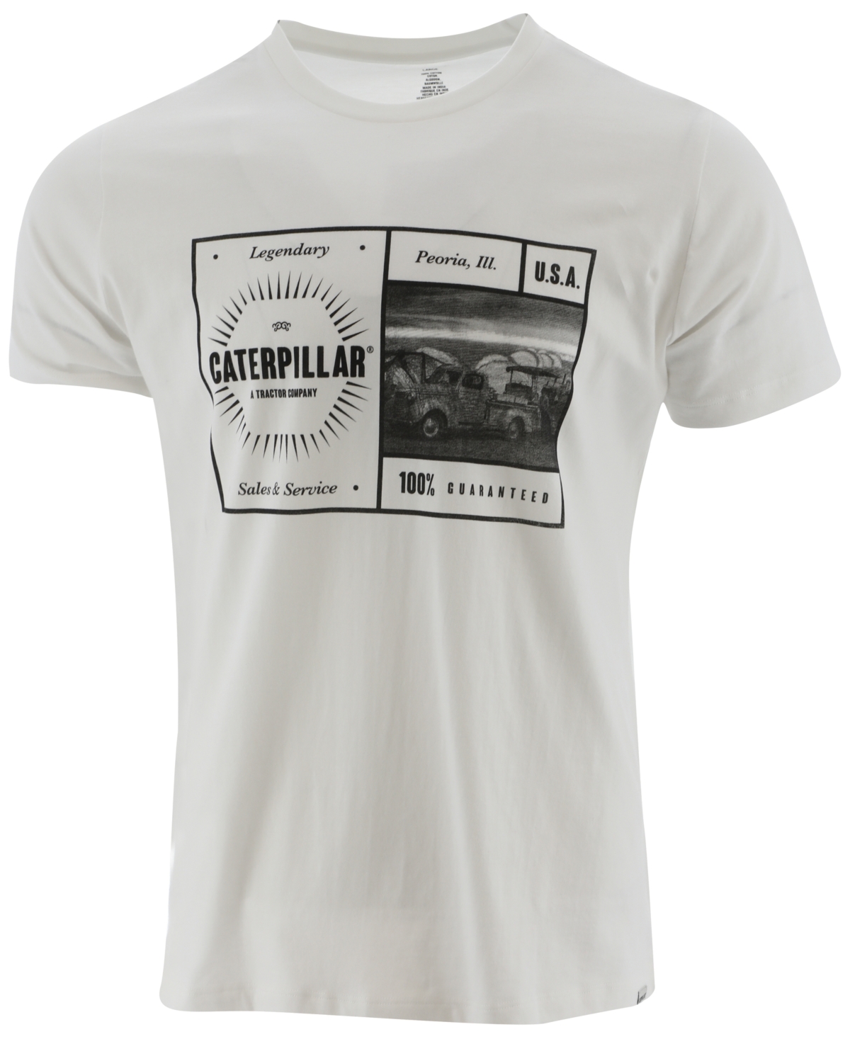 Caterpillar Men's Foundation Truck Logo Graphic T-Shirt