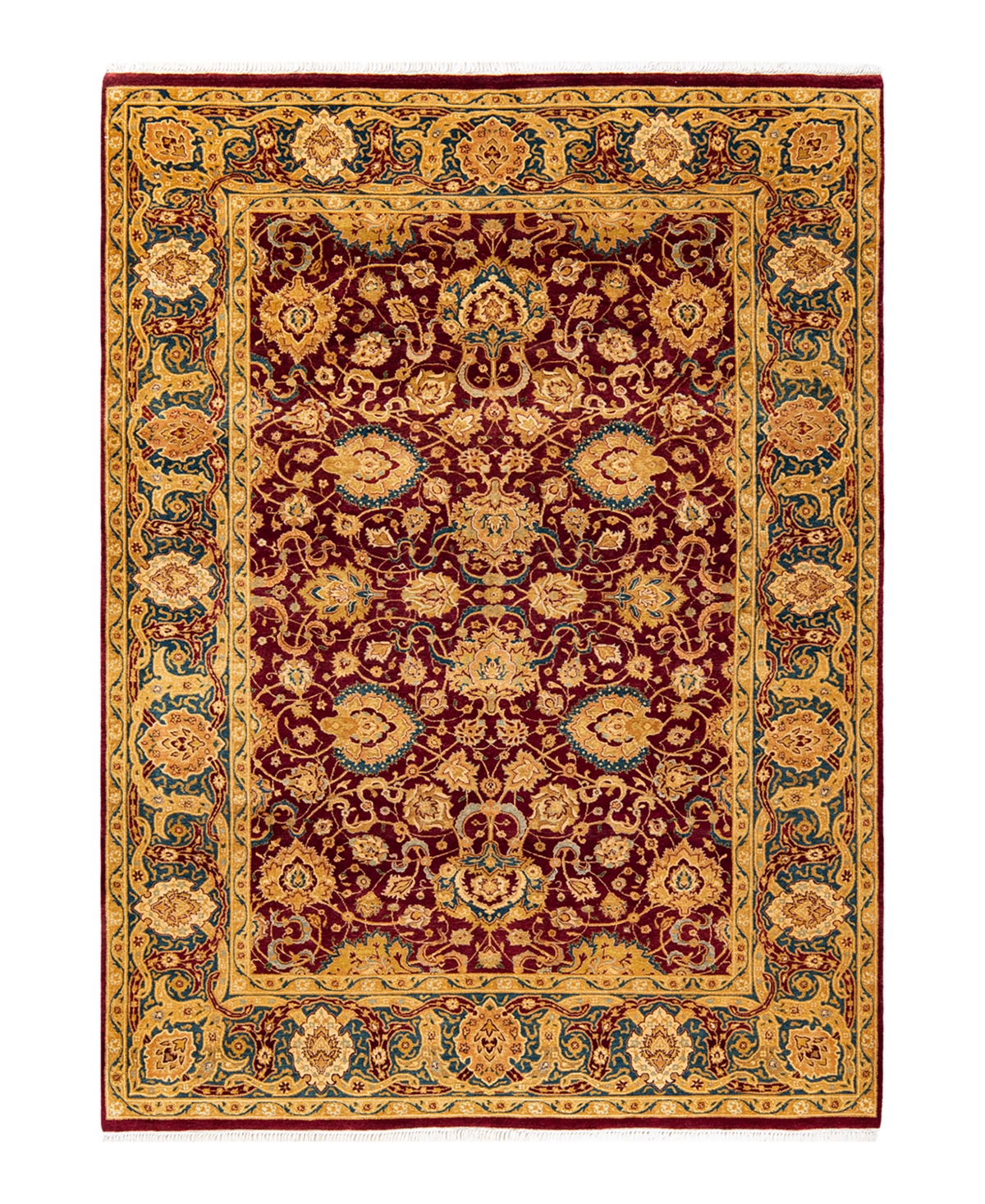 Closeout! Adorn Hand Woven Rugs Mogul M1405 6'1in x 8'7in Area Rug - Red