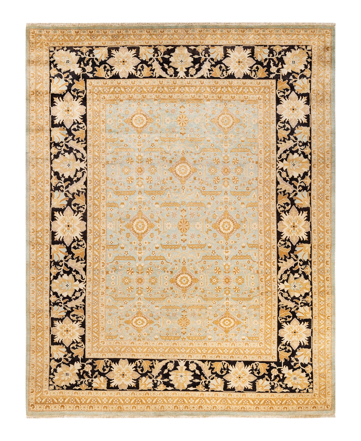 Closeout! Adorn Hand Woven Rugs Eclectic M1457 8'1in x 10'5in Area Rug - Mist