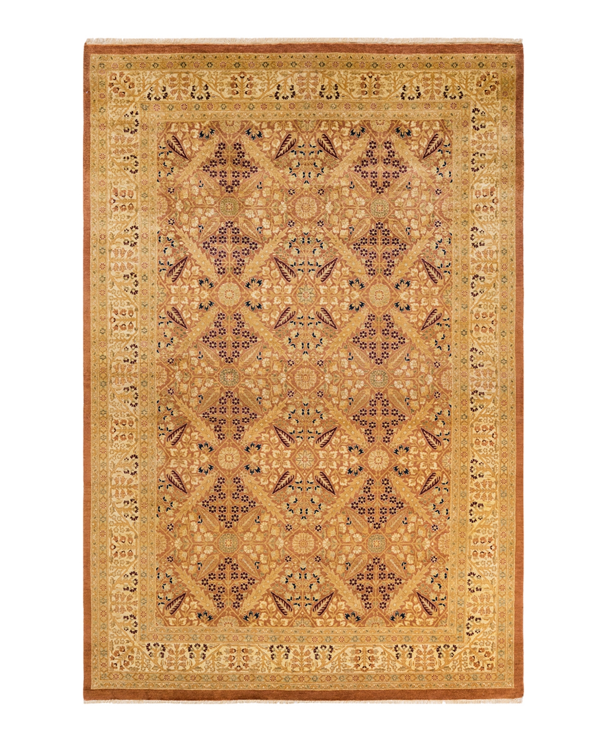 Closeout! Adorn Hand Woven Rugs Mogul M1462 6' x 9'1in Area Rug - Brown