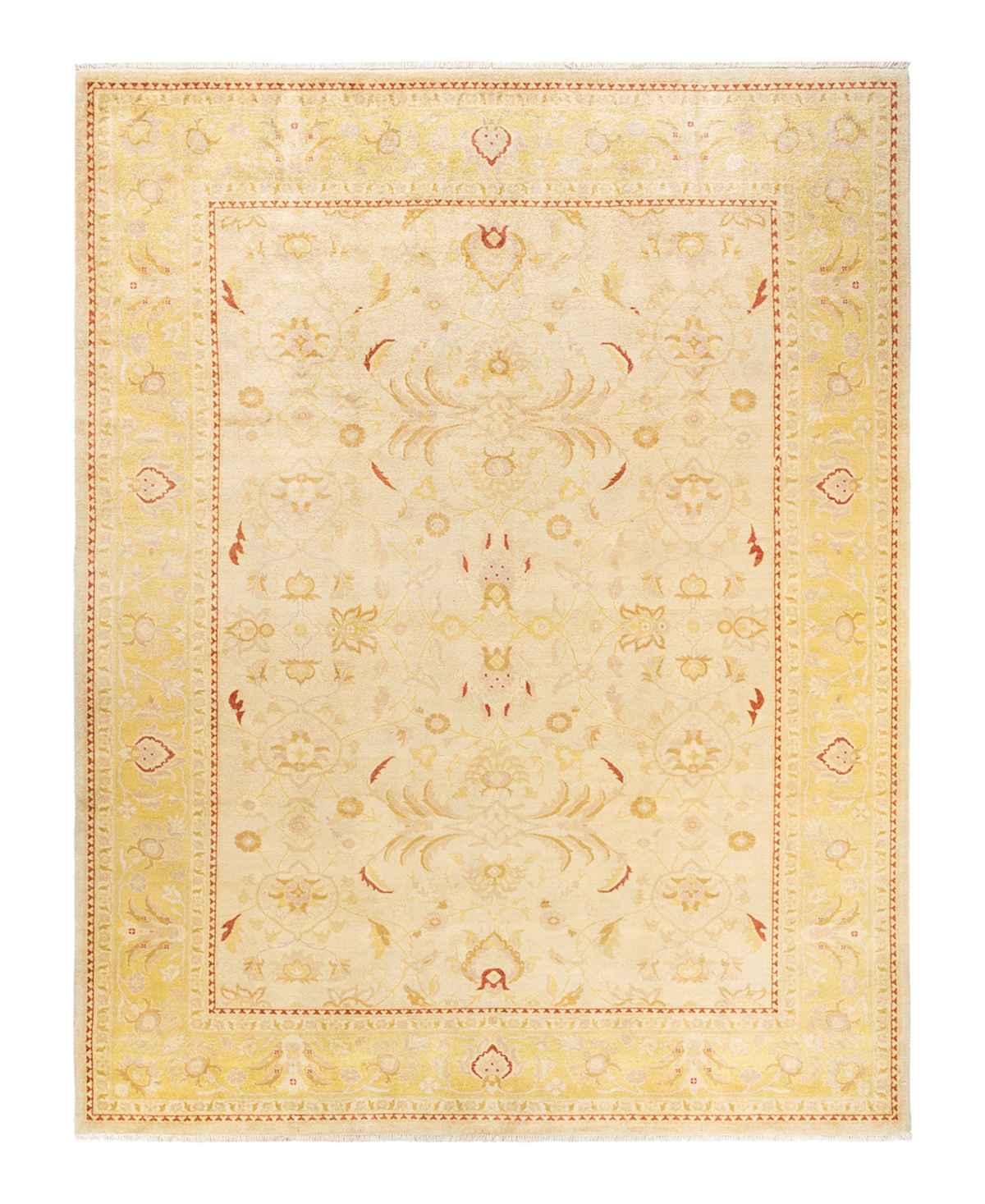 Closeout! Adorn Hand Woven Rugs Eclectic M1466 9'3in x 12'1in Area Rug - Ivory