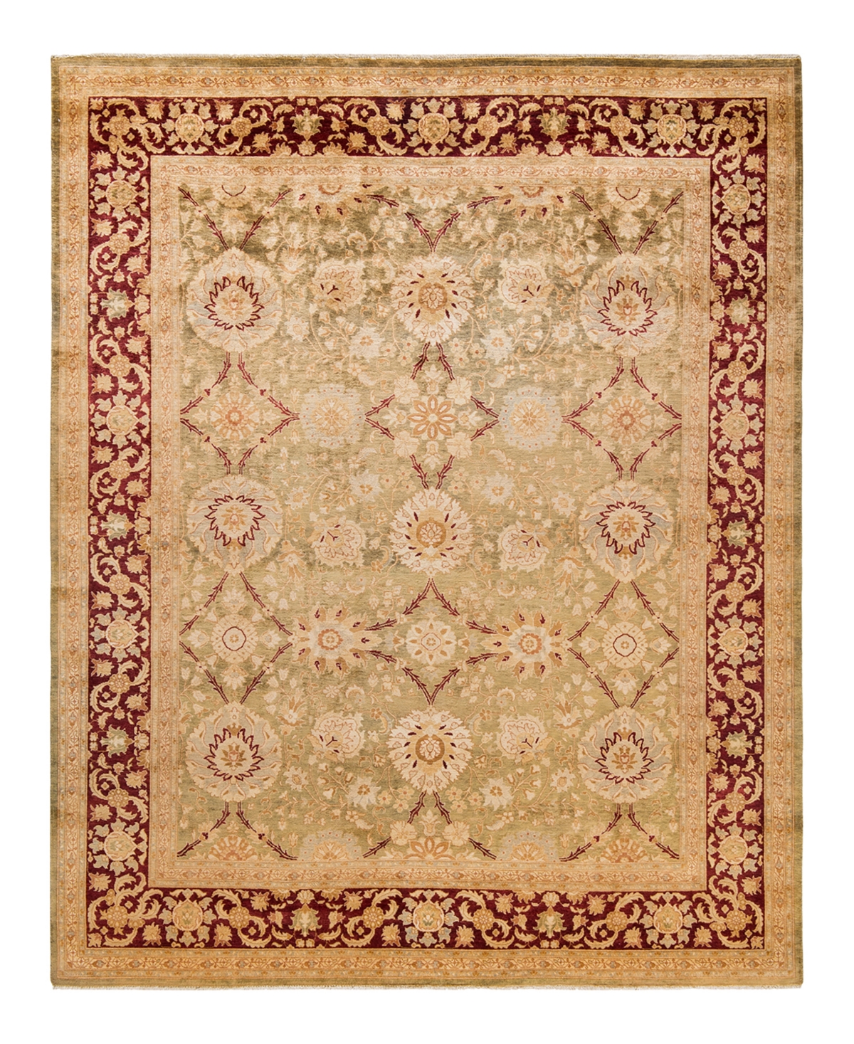 Closeout! Adorn Hand Woven Rugs Eclectic M1670 8' x 10'2in Area Rug - Olive