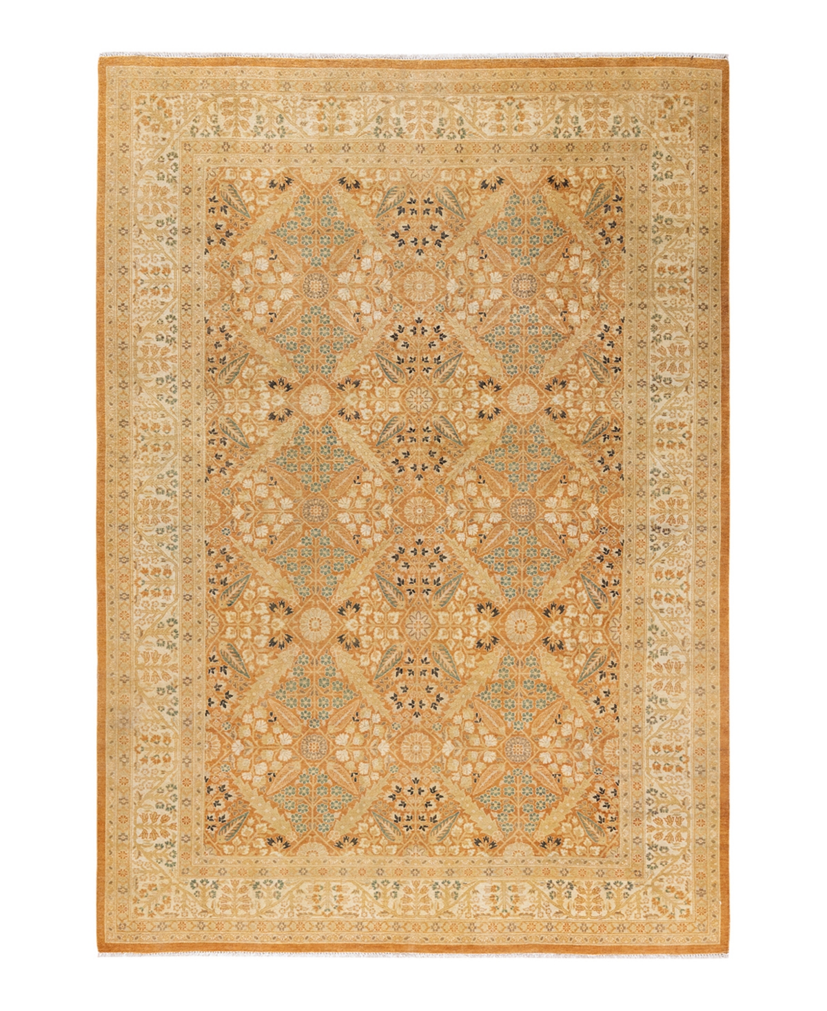 Closeout! Adorn Hand Woven Rugs Mogul M1695 6'1in x 8'9in Area Rug - Caramel