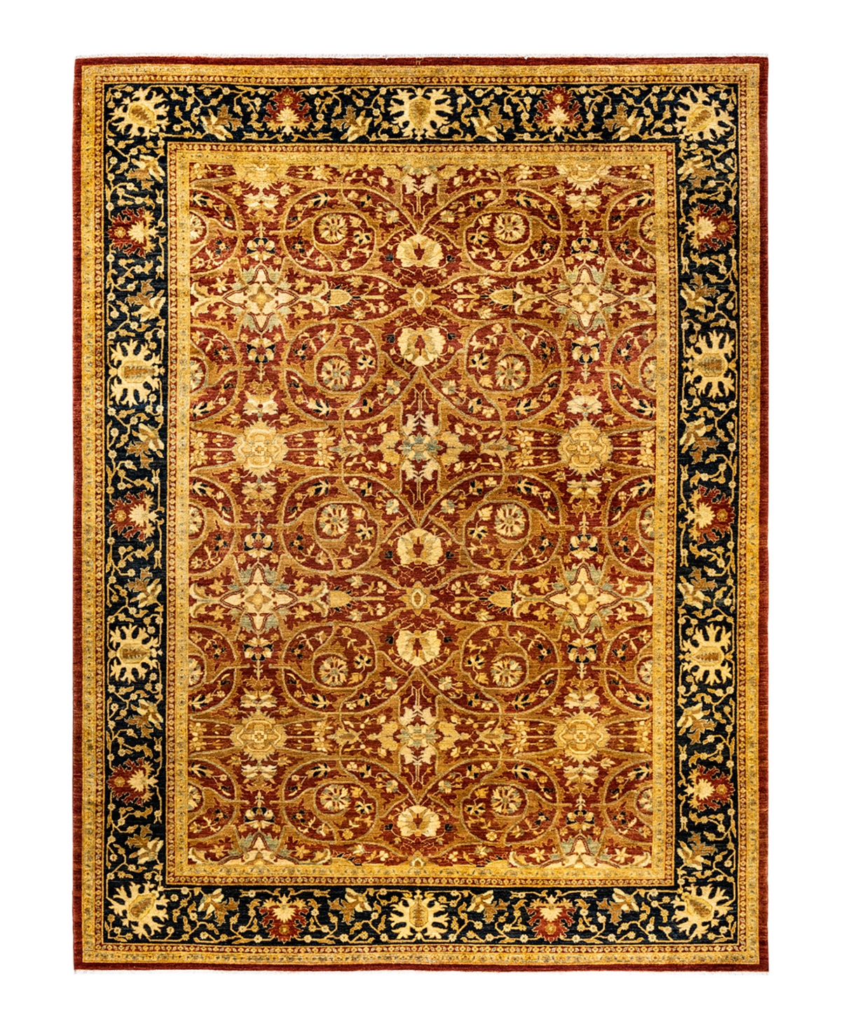 Closeout! Adorn Hand Woven Rugs Eclectic M1387 9' x 12'1in Area Rug - Orange