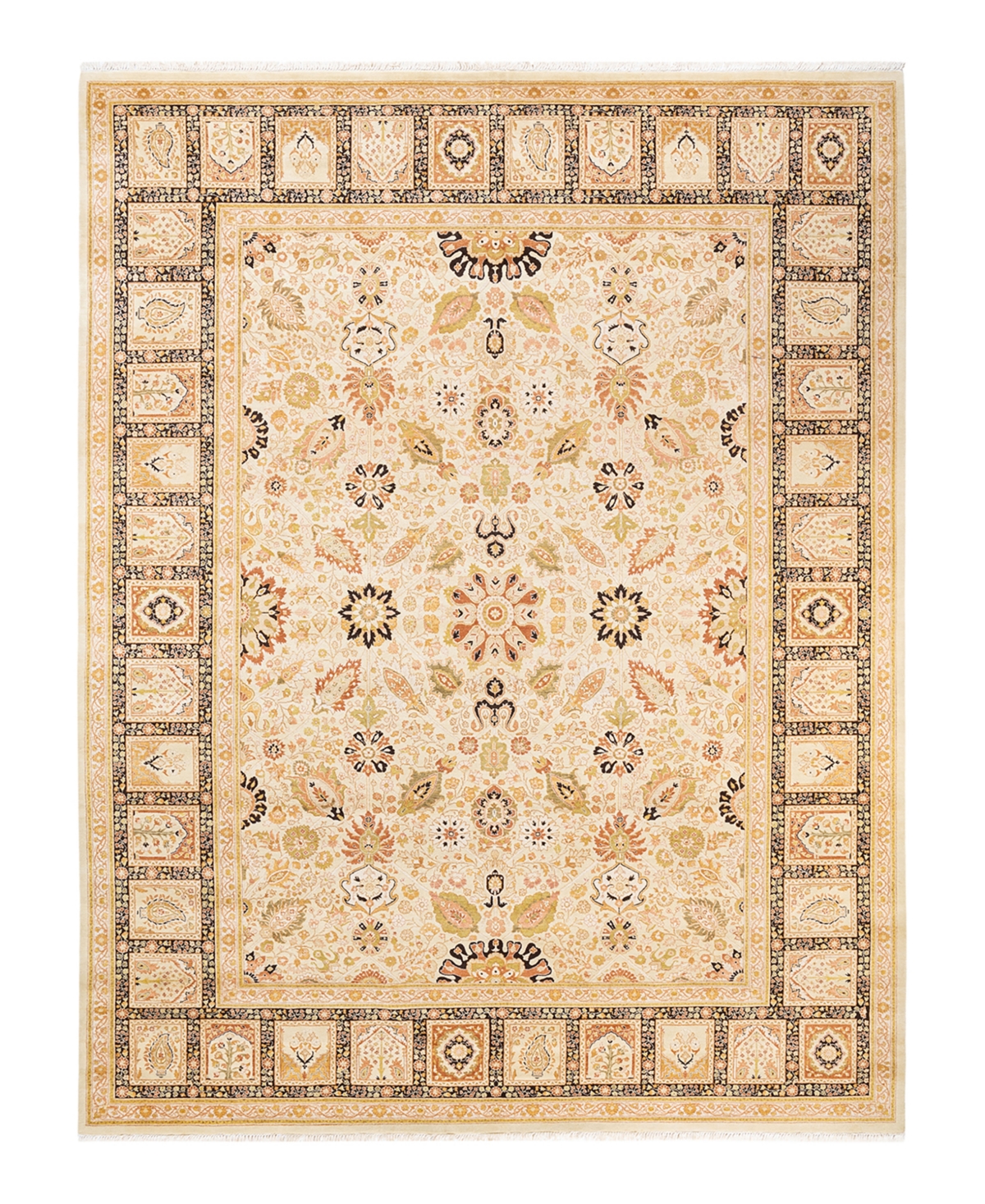 Closeout! Adorn Hand Woven Rugs Mogul M1346 9'1in x 12' Area Rug - Ivory