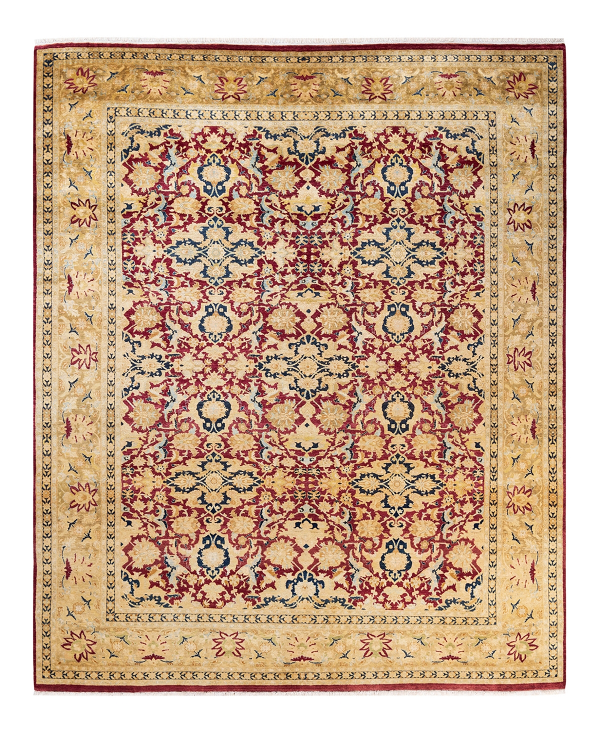 Closeout! Adorn Hand Woven Rugs Mogul M1462 7'10in x 9'10in Area Rug - Red