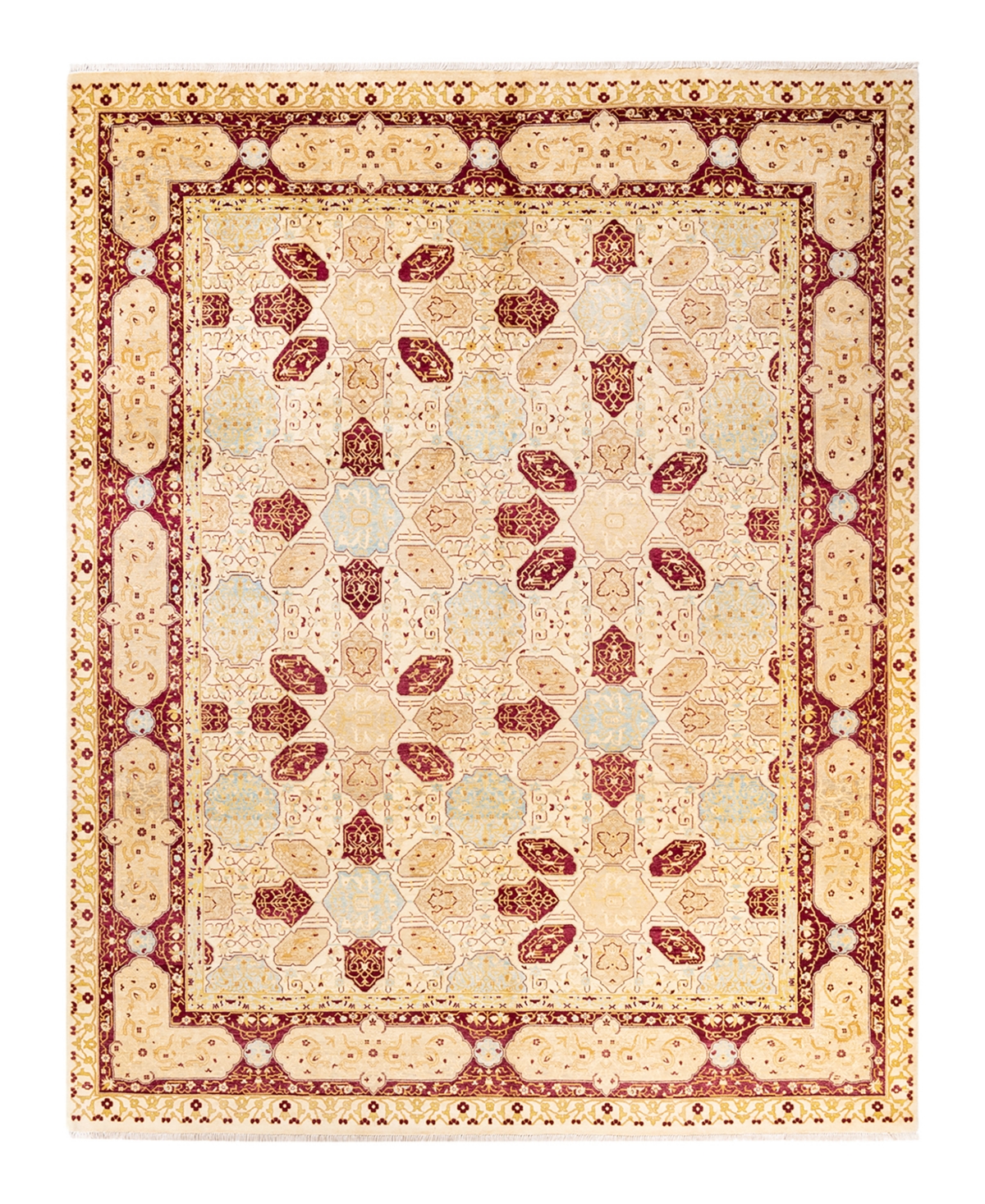 Closeout! Adorn Hand Woven Rugs Mogul M1183 8'1in x 10'4in Area Rug - Ivory