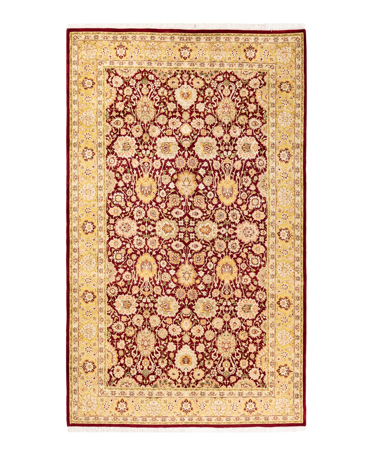 Closeout! Adorn Hand Woven Rugs Mogul M1299 5'1in x 8'10in Area Rug - Red