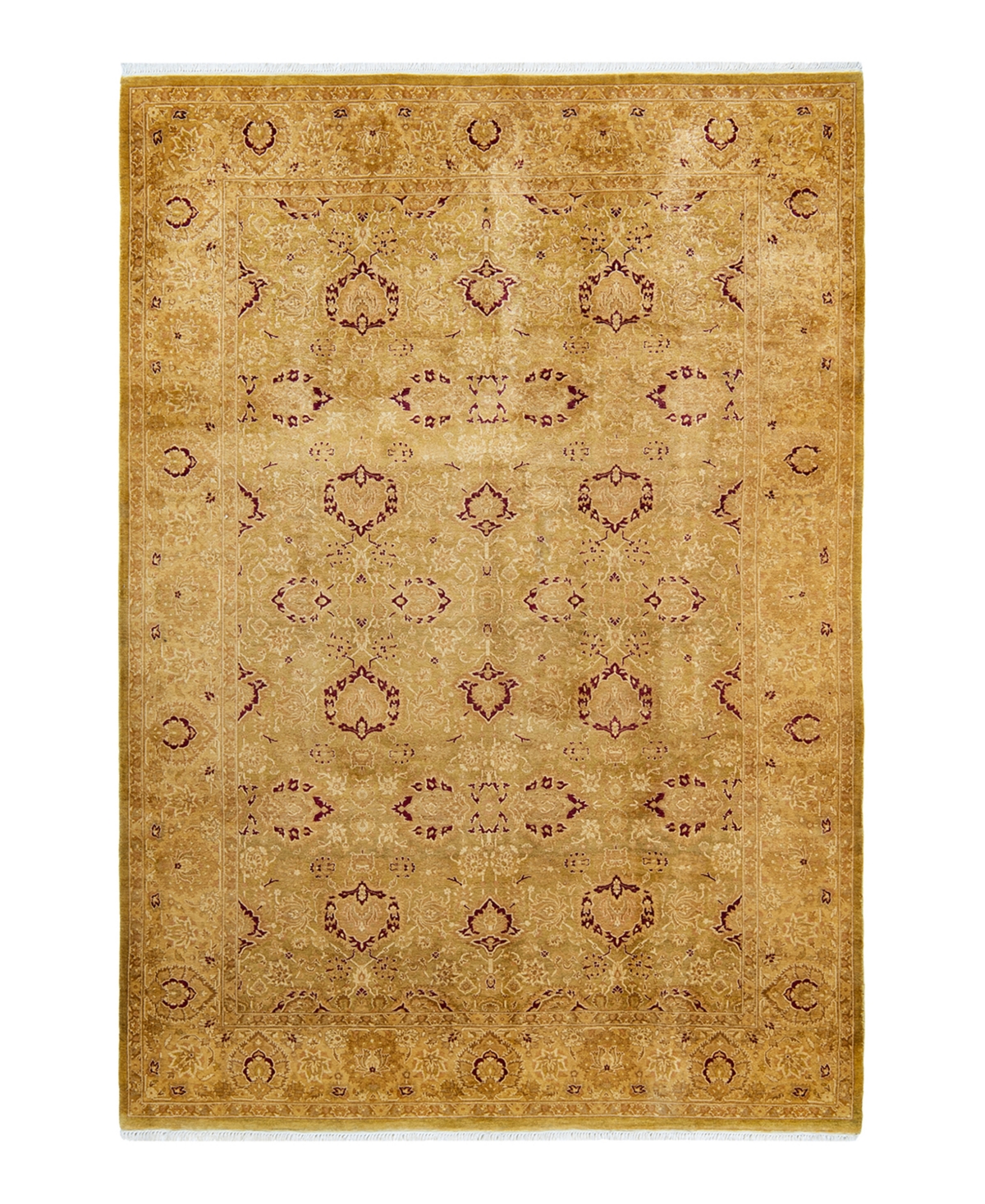 Closeout! Adorn Hand Woven Rugs Mogul M1406 6'2in x 8'10in Area Rug - Green