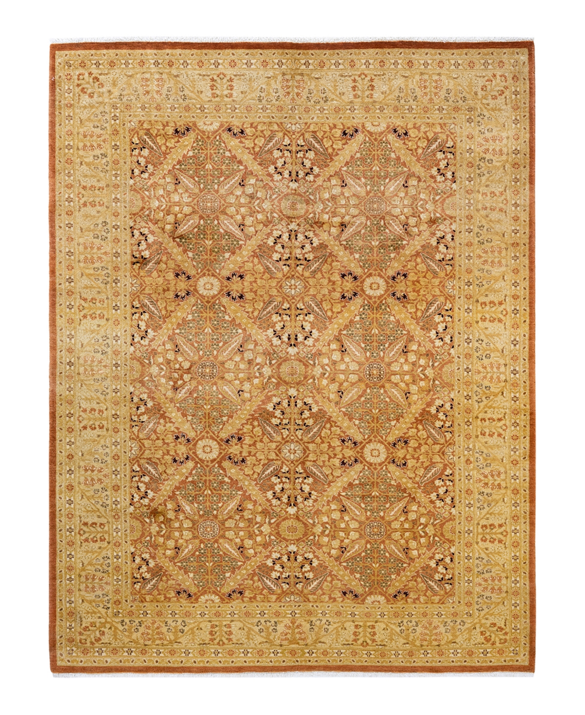 Closeout! Adorn Hand Woven Rugs Mogul M1462 6'1in x 8'1in Area Rug - Brown