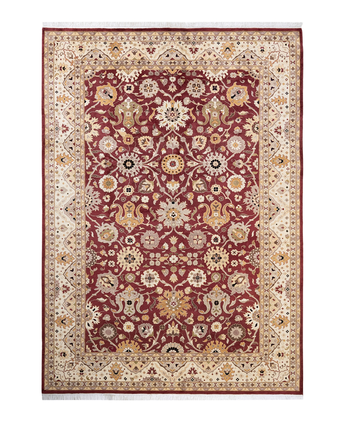 Closeout! Adorn Hand Woven Rugs Mogul M1373 6'3in x 8'3in Area Rug - Red