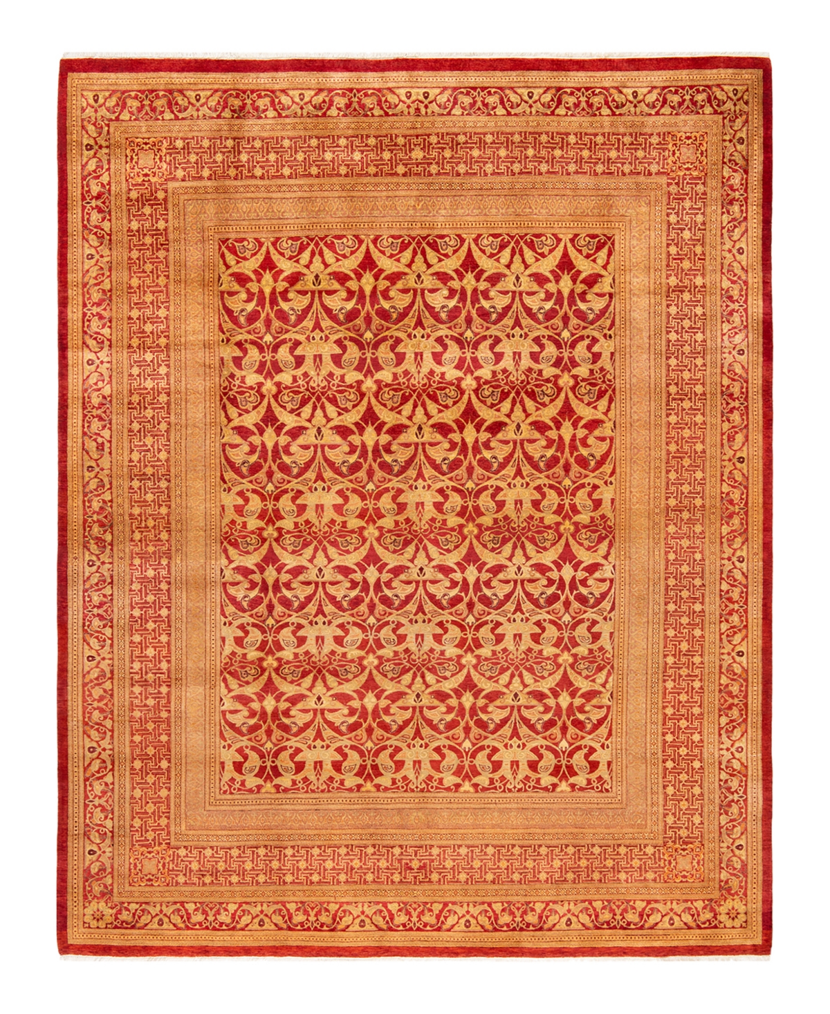 Closeout! Adorn Hand Woven Rugs Mogul M1602 8'2in x 10'5in Area Rug - Red