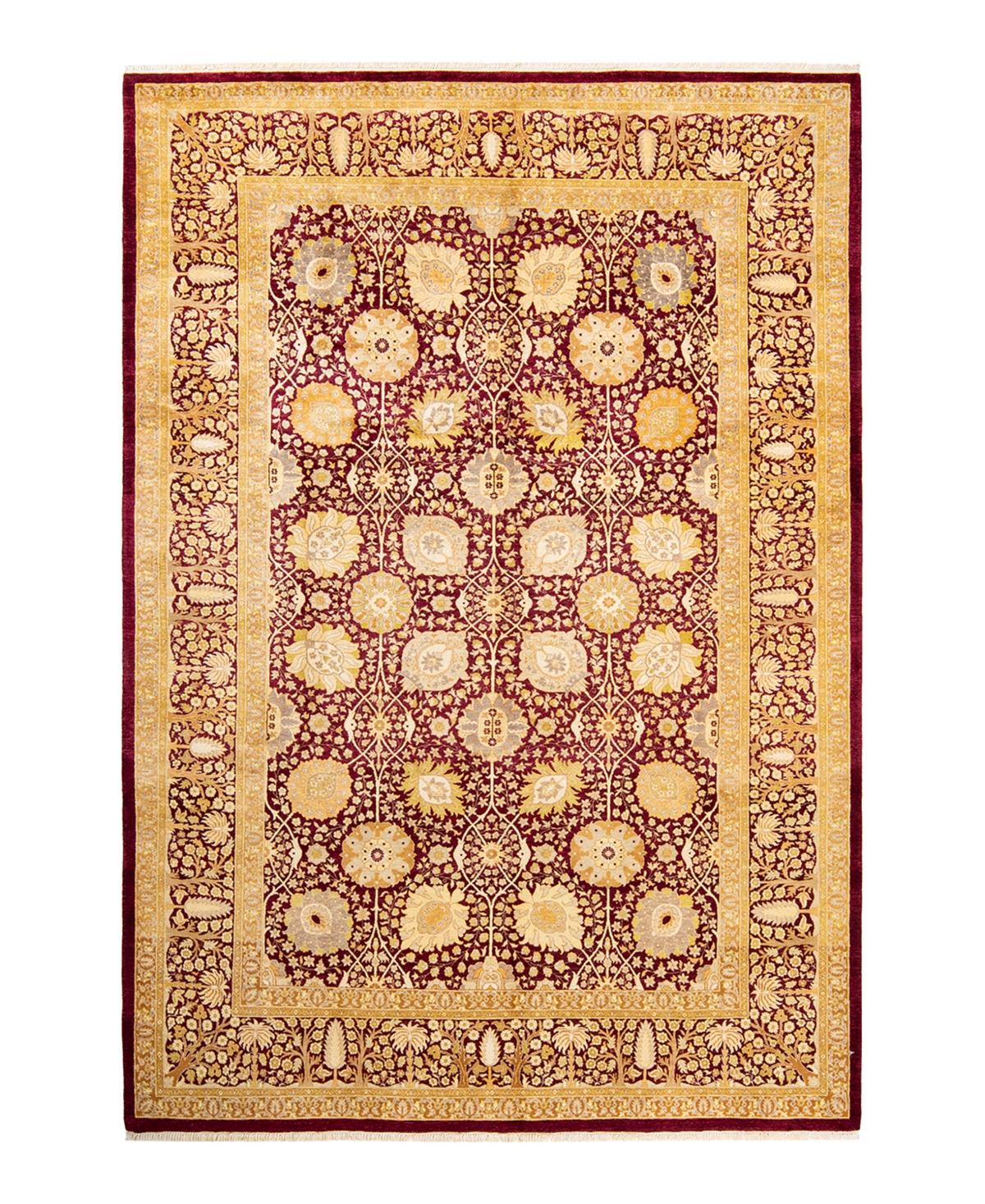 Closeout! Adorn Hand Woven Rugs Mogul M1294 6'2in x 9'3in Area Rug - Red