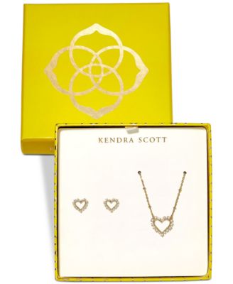 kendra scott necklace and earrings