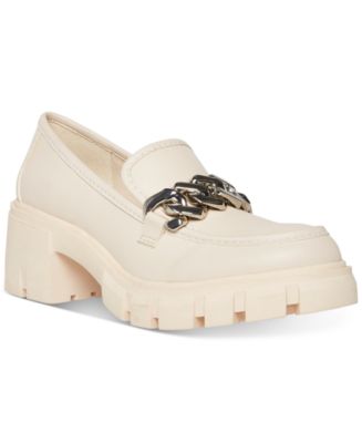 Madden Girl Hoxton Chain Lug Sole Loafers - Macy's