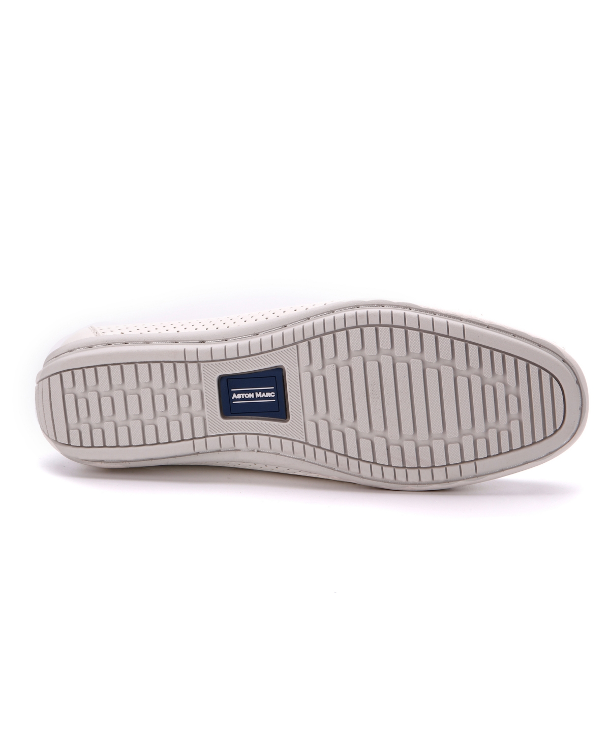 Men's Perforated Classic Driving Shoes - White