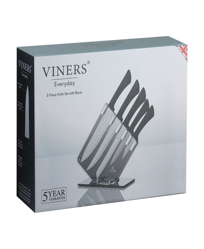 Viners Everyday 5Piece Knife Block Set Macy's
