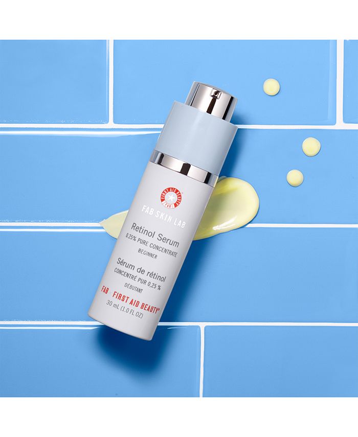 First Aid Beauty - FAB Skin Lab Retinol Serum 0.25% Pure Concentrate - Sensitive/Beginner, 1-oz.