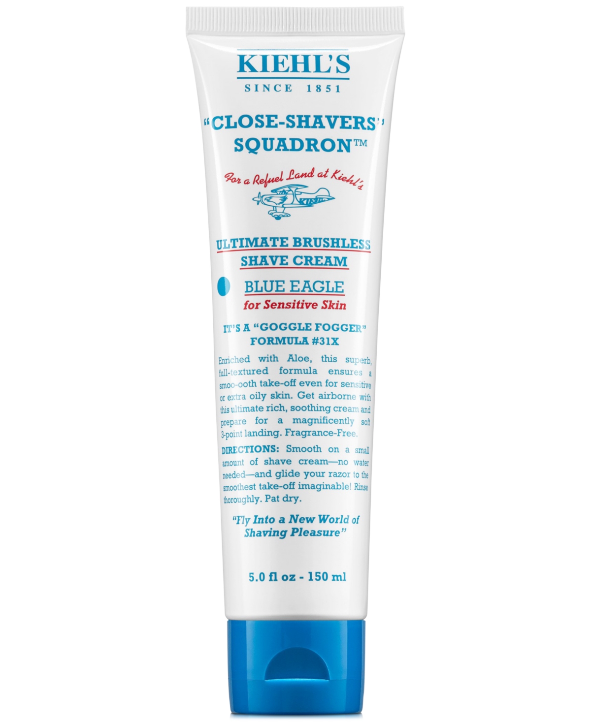 Ultimate Brushless Shave Cream - Blue Eagle, 5-oz.