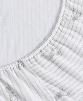 Printed Cotton Flannel 4-Pc. Sheet Set, Queen