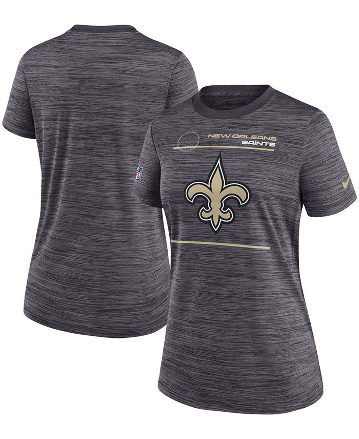 Nike / Women's New Orleans Saints Sideline Legend Velocity Black  Performance T-Shirt