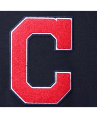 Men's Navy Cleveland Guardians Team Logo Pullover Hoodie